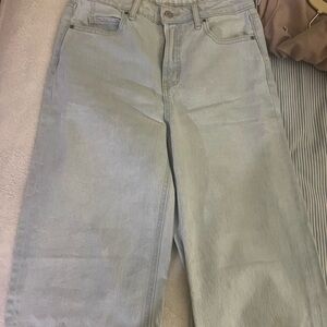 Old Navy Sky Blue Wide-Leg Jeans
